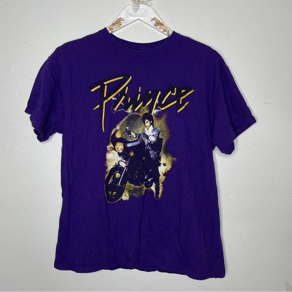 Prince Other - PRINCE PURPLE GRAPHIC COOL BAND T SHIRT SZ L 100% COTTON